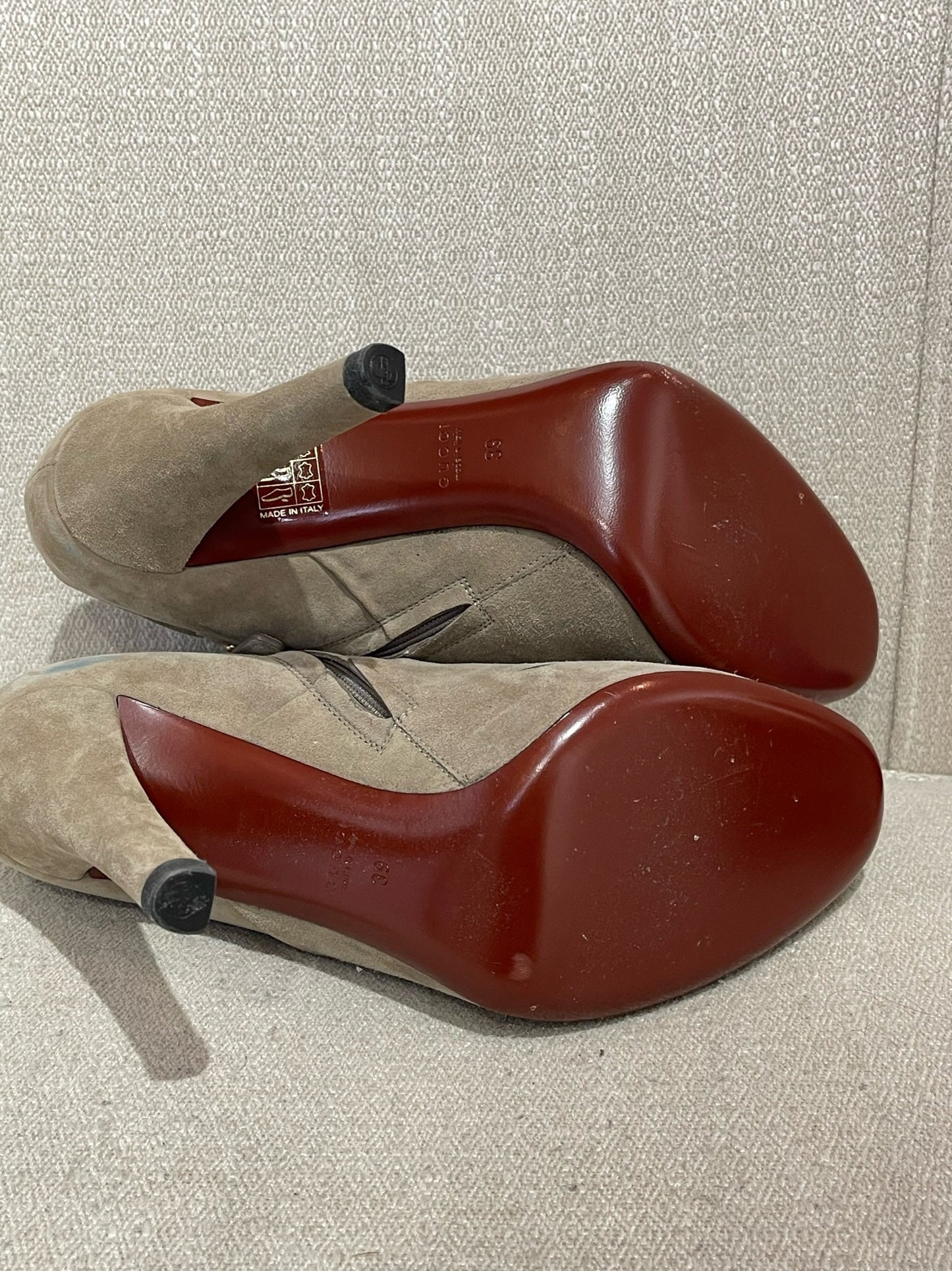 Boots Gucci beiges T.39