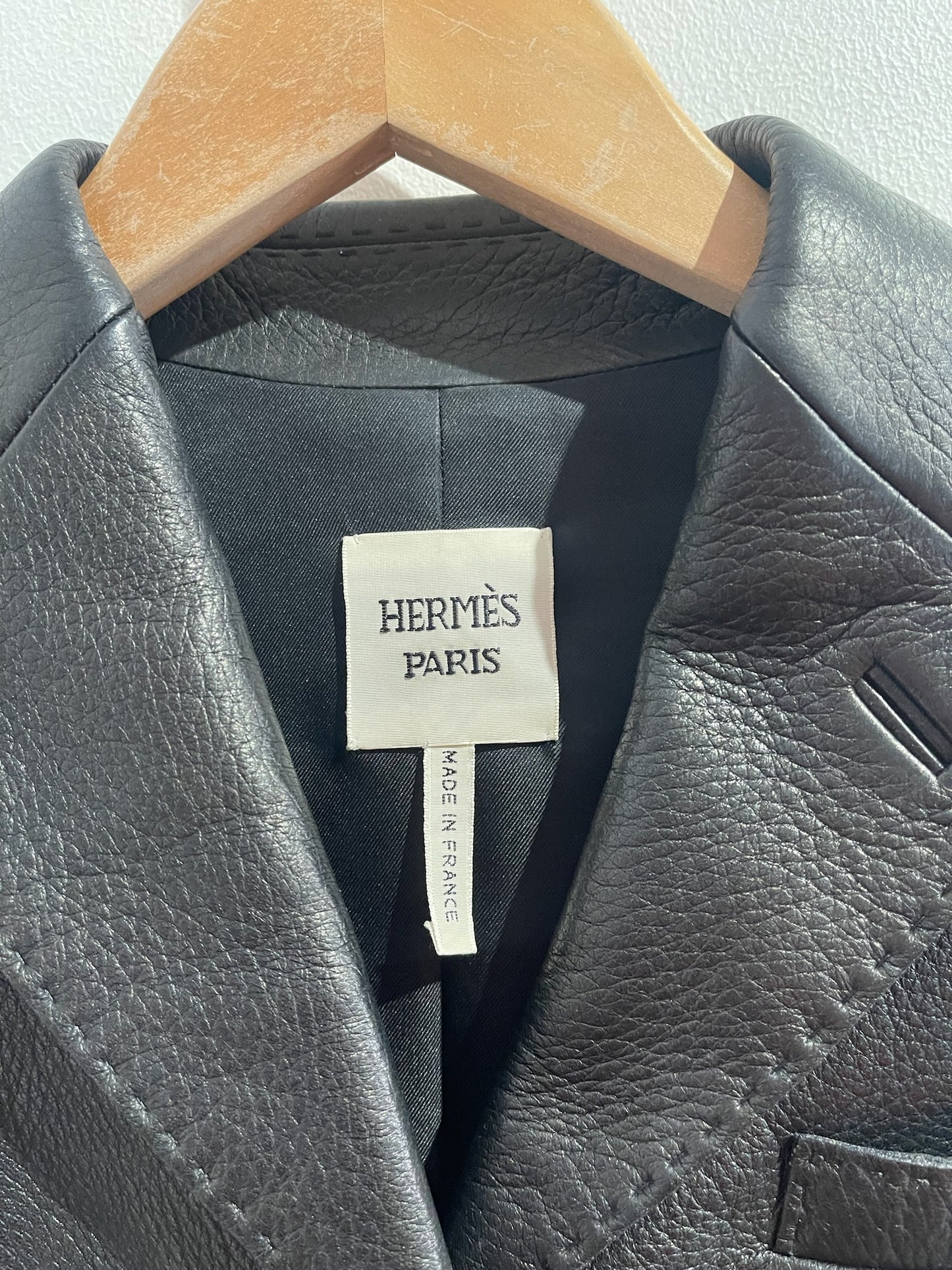 Veste Hermès noire T.36
