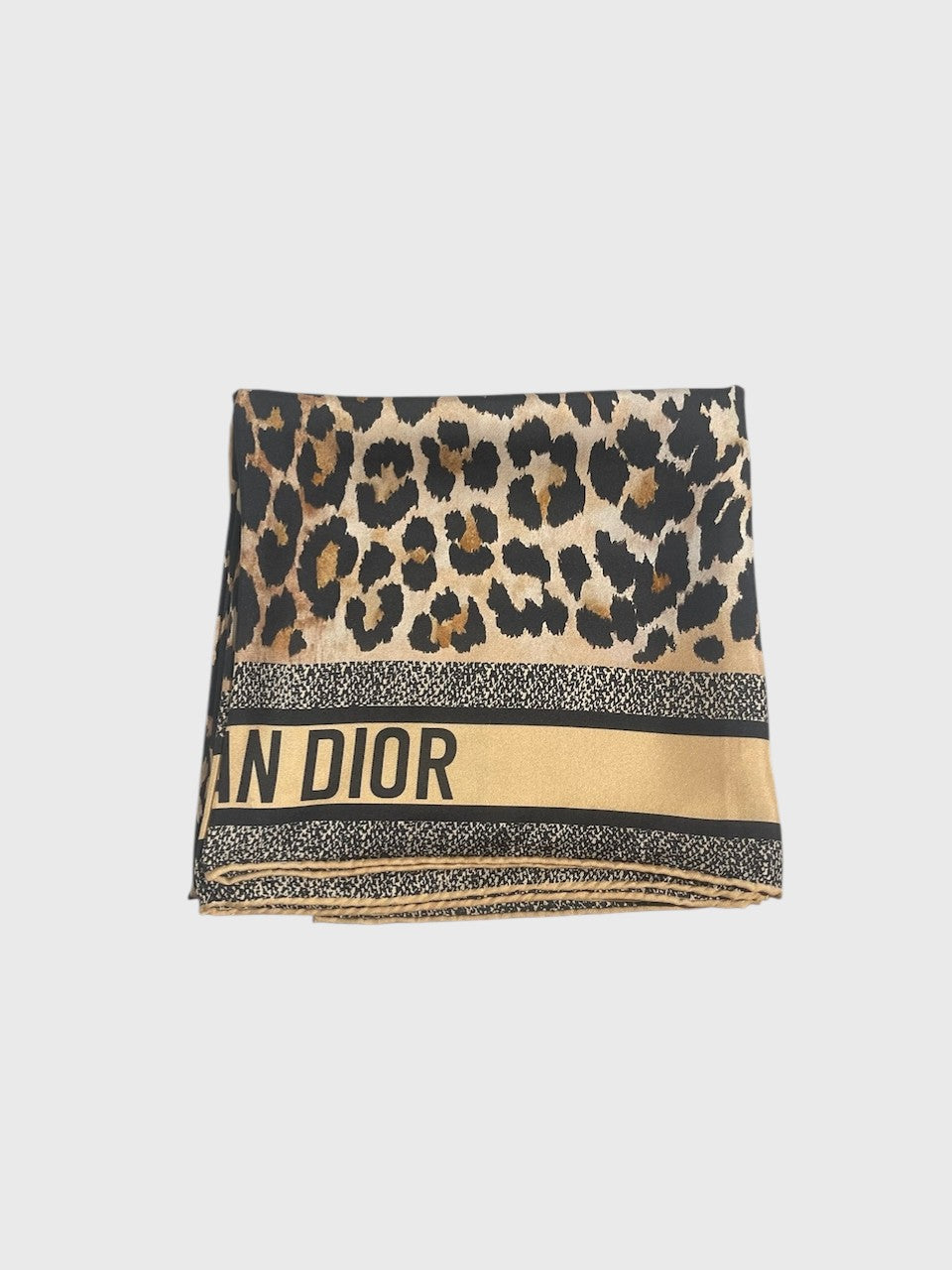 Foulard Christian Dior léopard