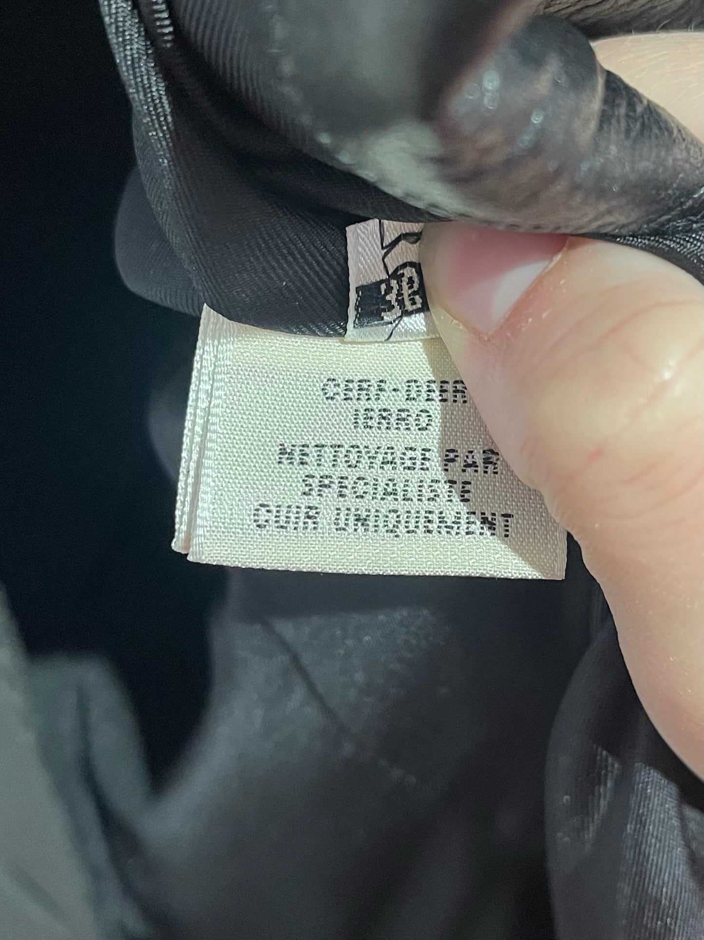 Veste Hermès noire T.36