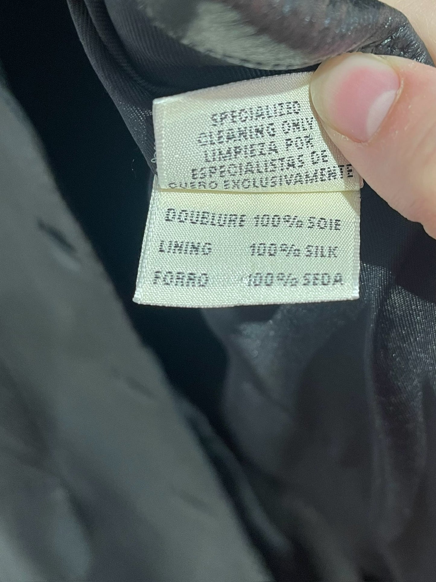 Veste Hermès noire T.36
