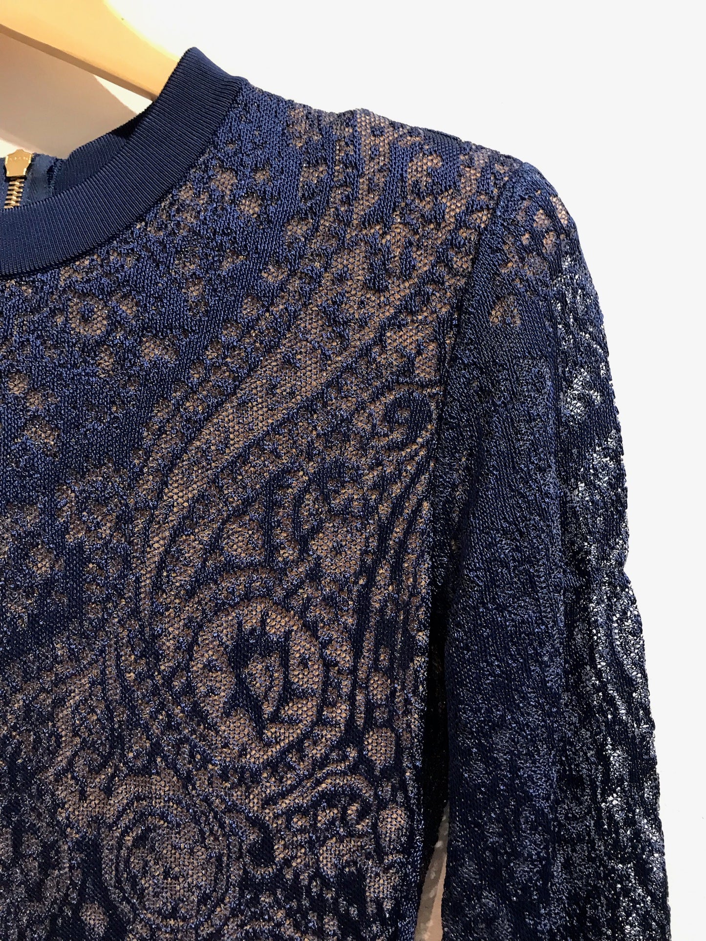 Robe Balmain bleue T.38