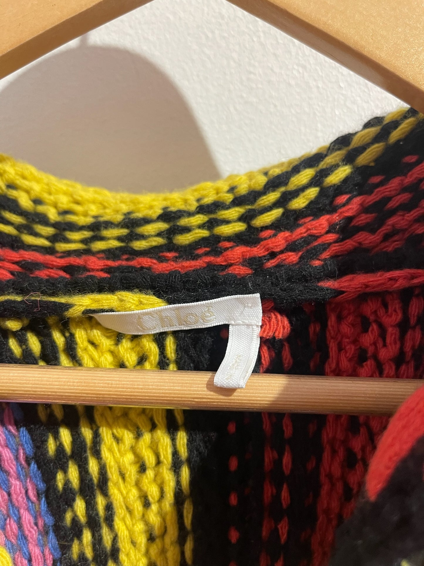 Poncho Chloé multicolore T.38