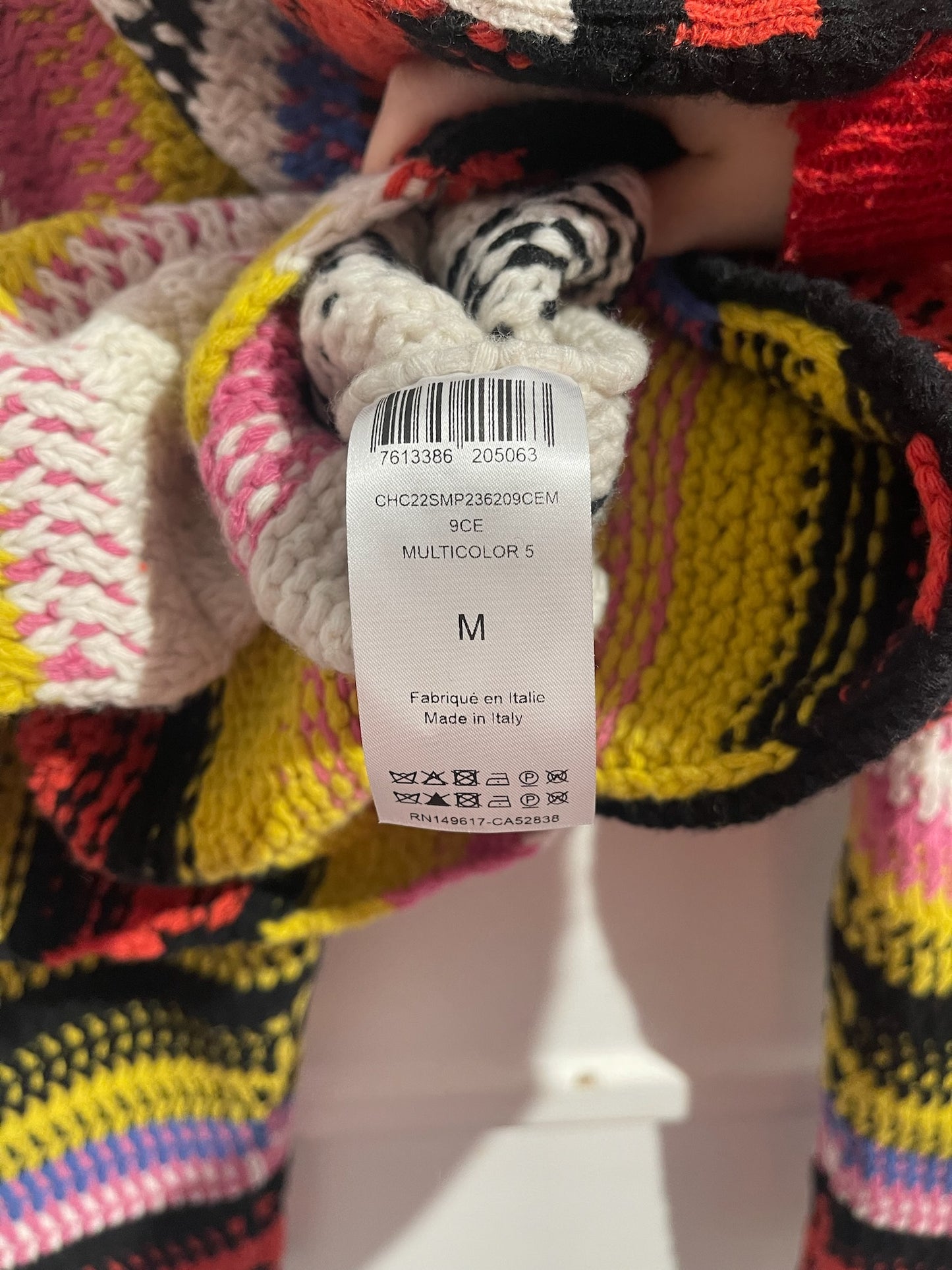 Poncho Chloé multicolore T.38