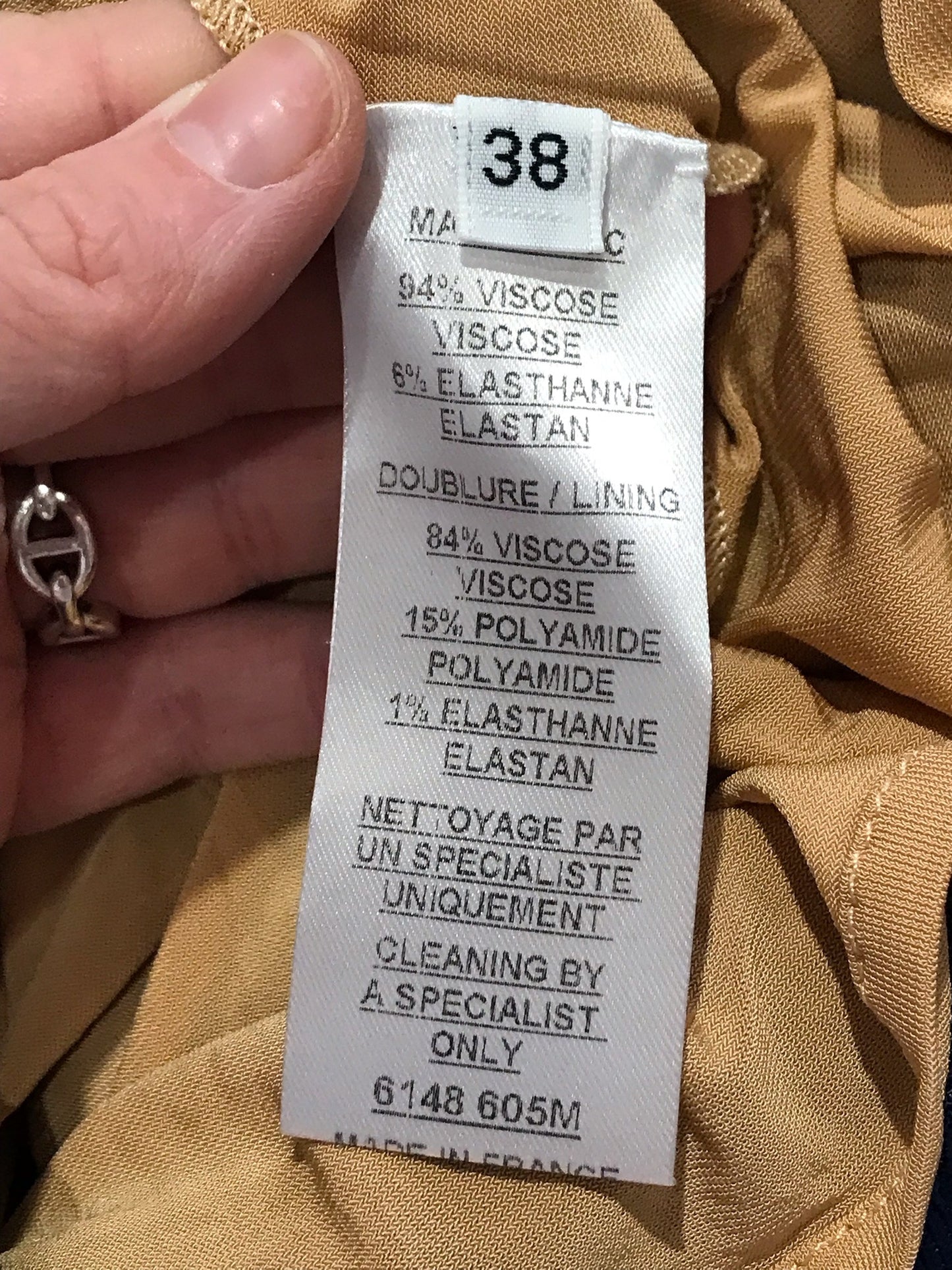 Robe Balmain bleue T.38