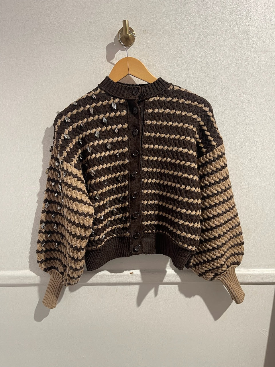Gilet Dice Kayek marron T.XS