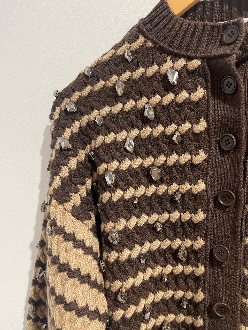 Gilet Dice Kayek marron T.XS