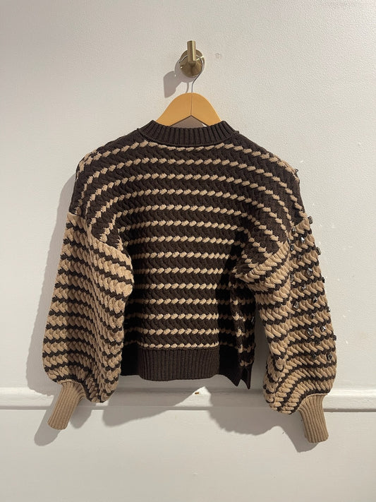 Gilet Dice Kayek marron T.XS