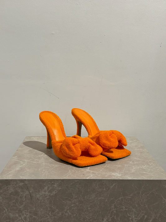 Mules Bottega Venetta orange T.41