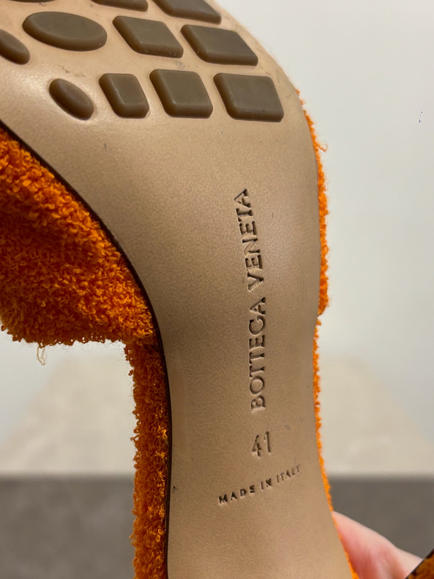 Mules Bottega Venetta orange T.41