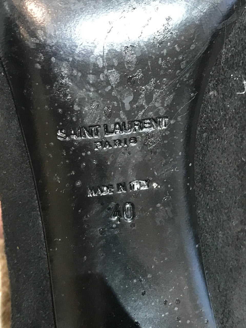 Bottes Saint Laurent noires T.40