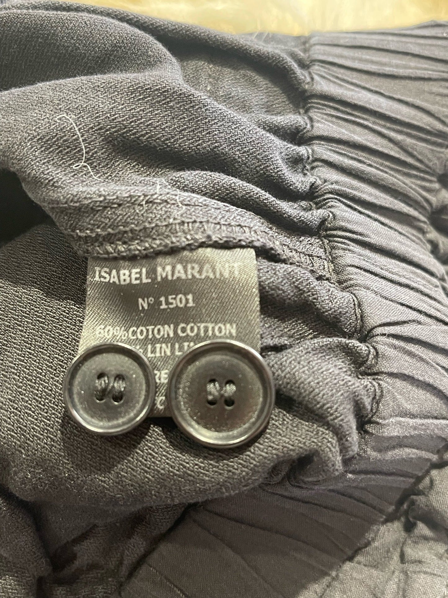 Pantalon Isabel Marant noir T.1