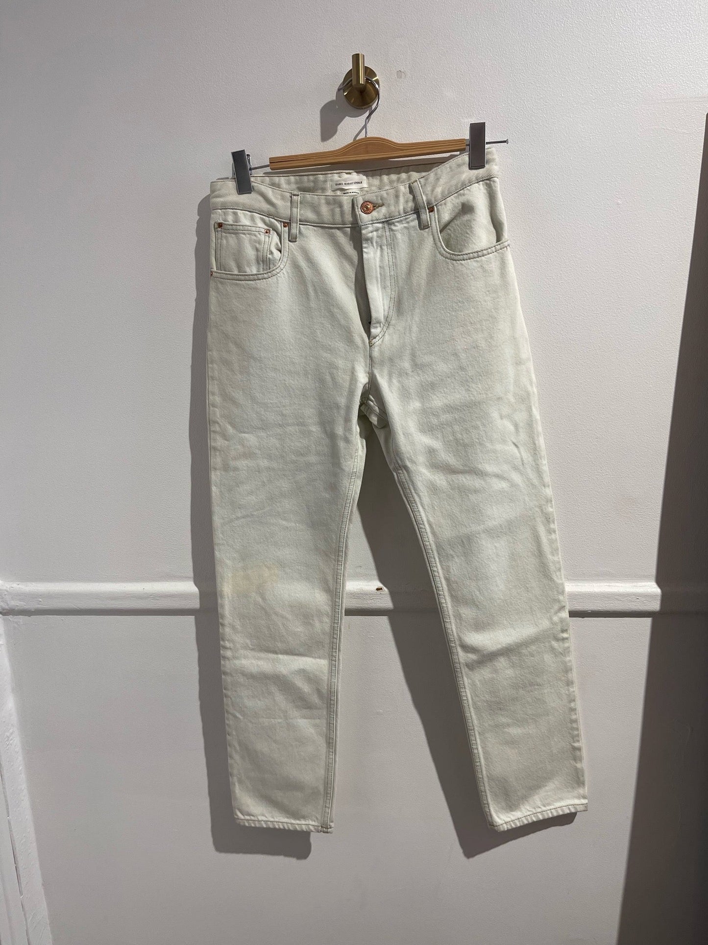 Jeans Isabel Marant blanc T.36