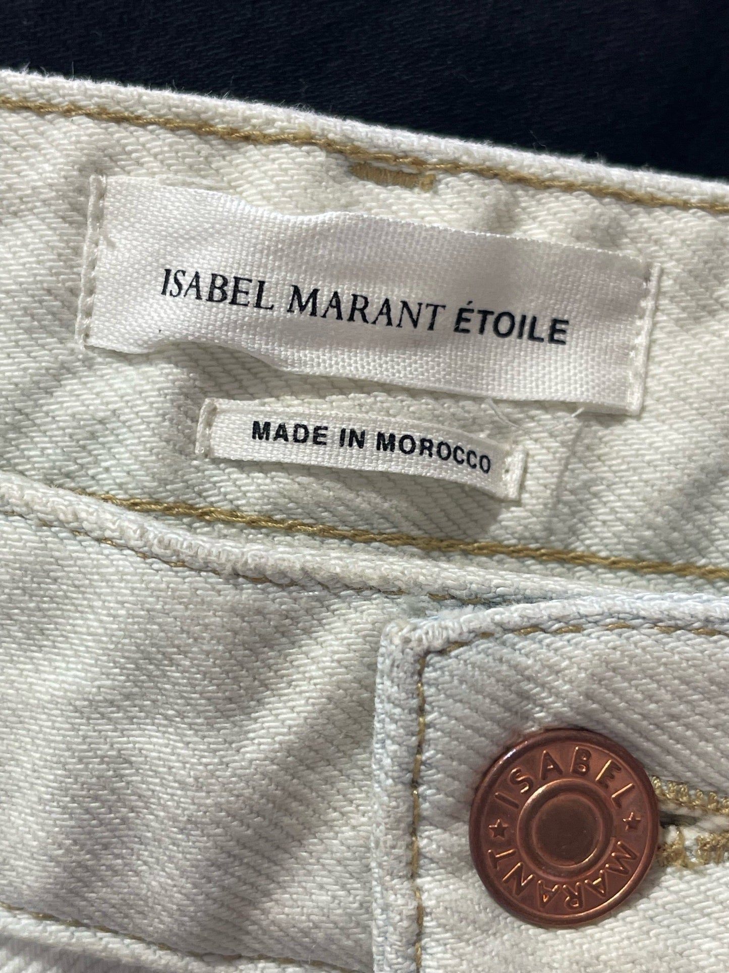 Jeans Isabel Marant blanc T.36
