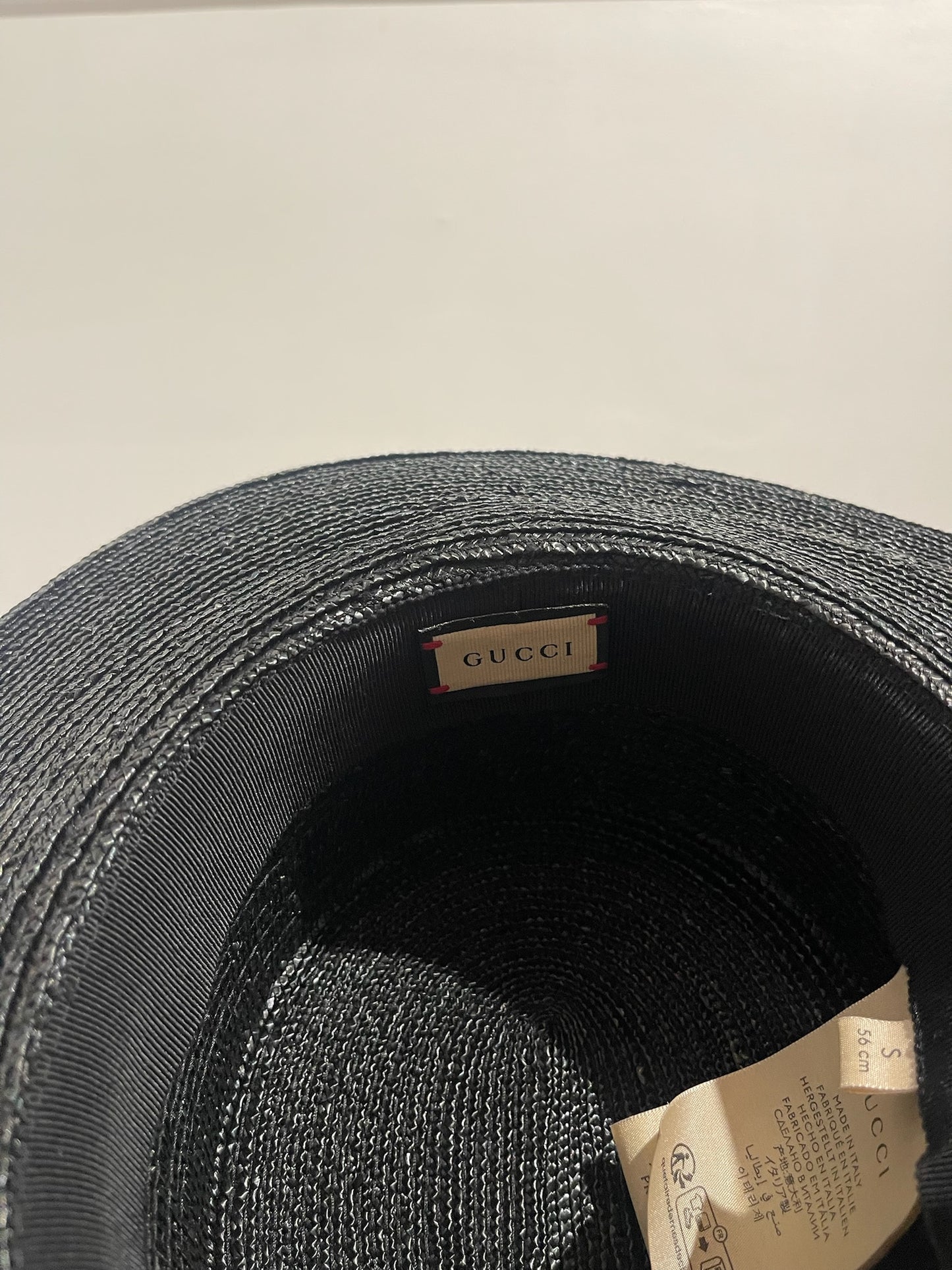 Chapeau Gucci noir T.S