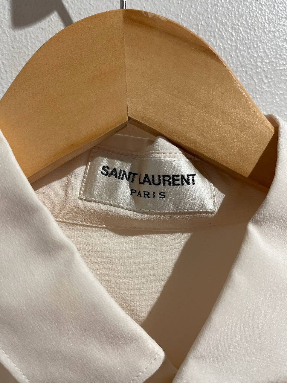 Chemise Saint Laurent écru T.40