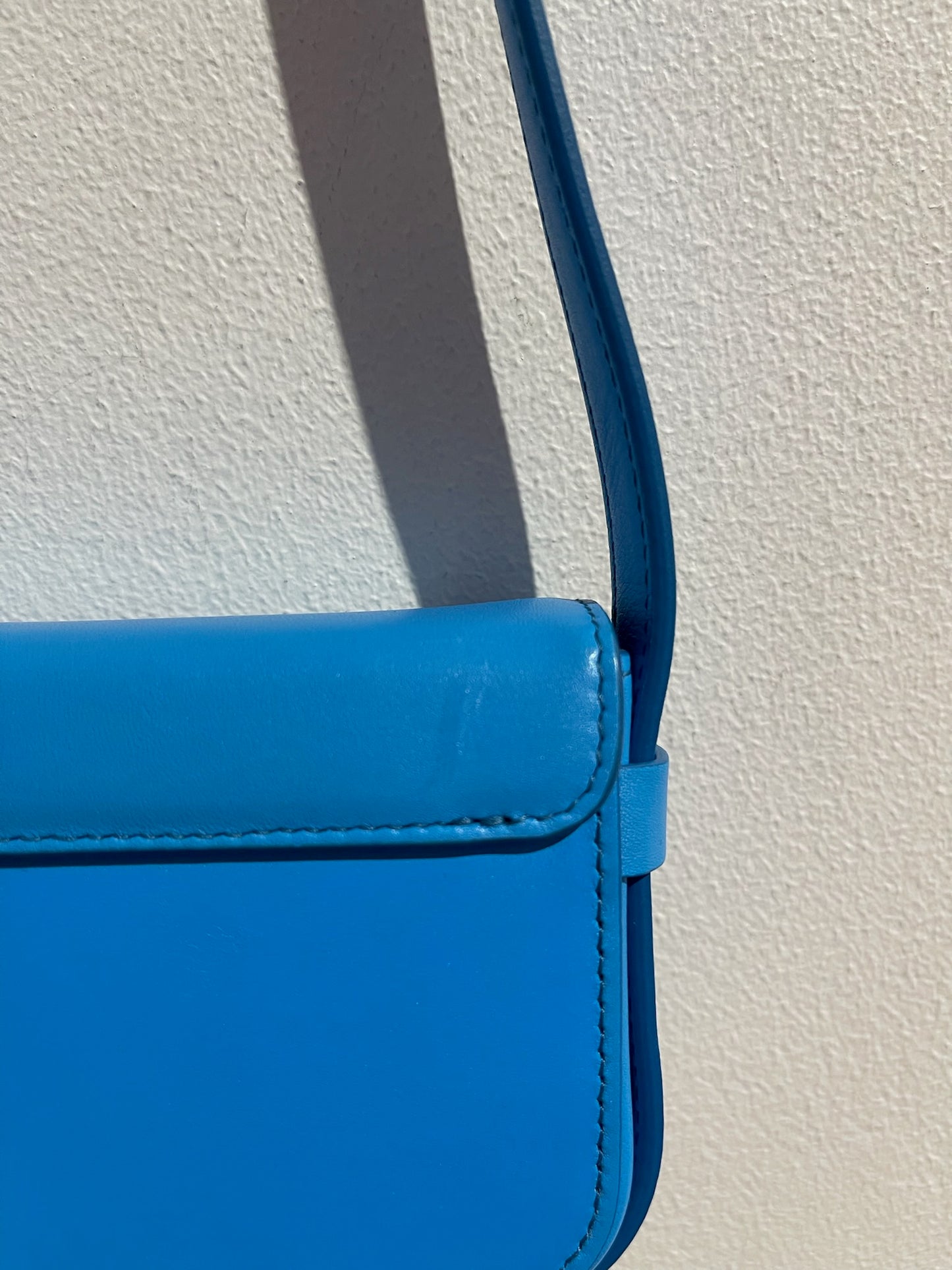Mini sac Dior bleu