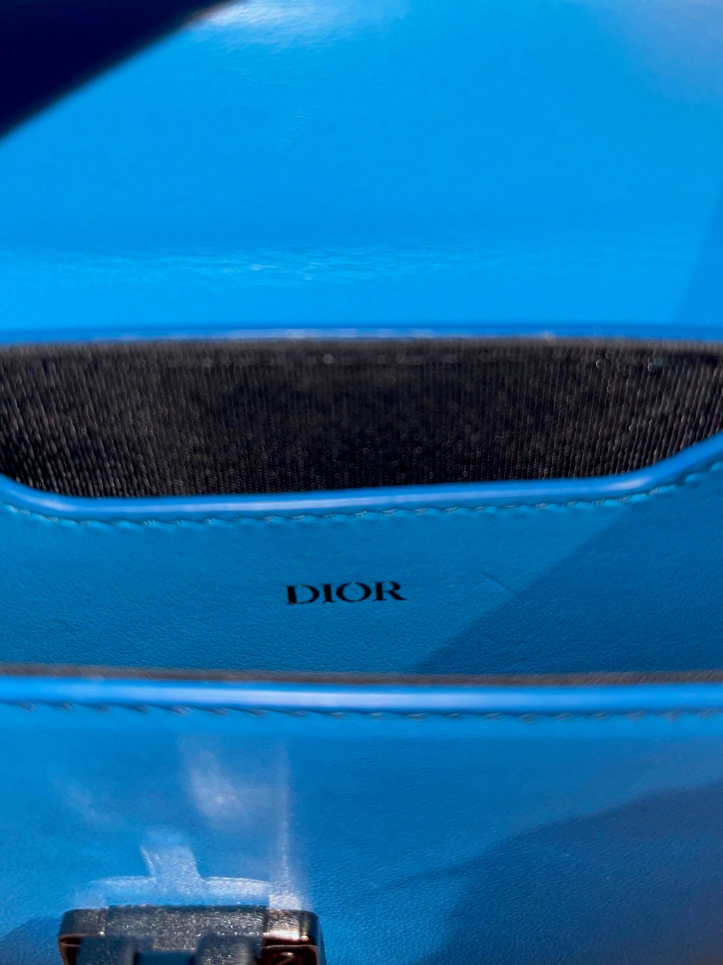 Mini sac Dior bleu