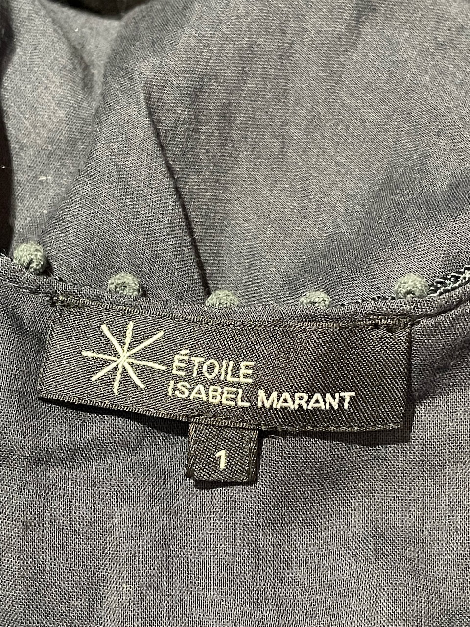 Robe Isabel Marant bleu nuit T.1