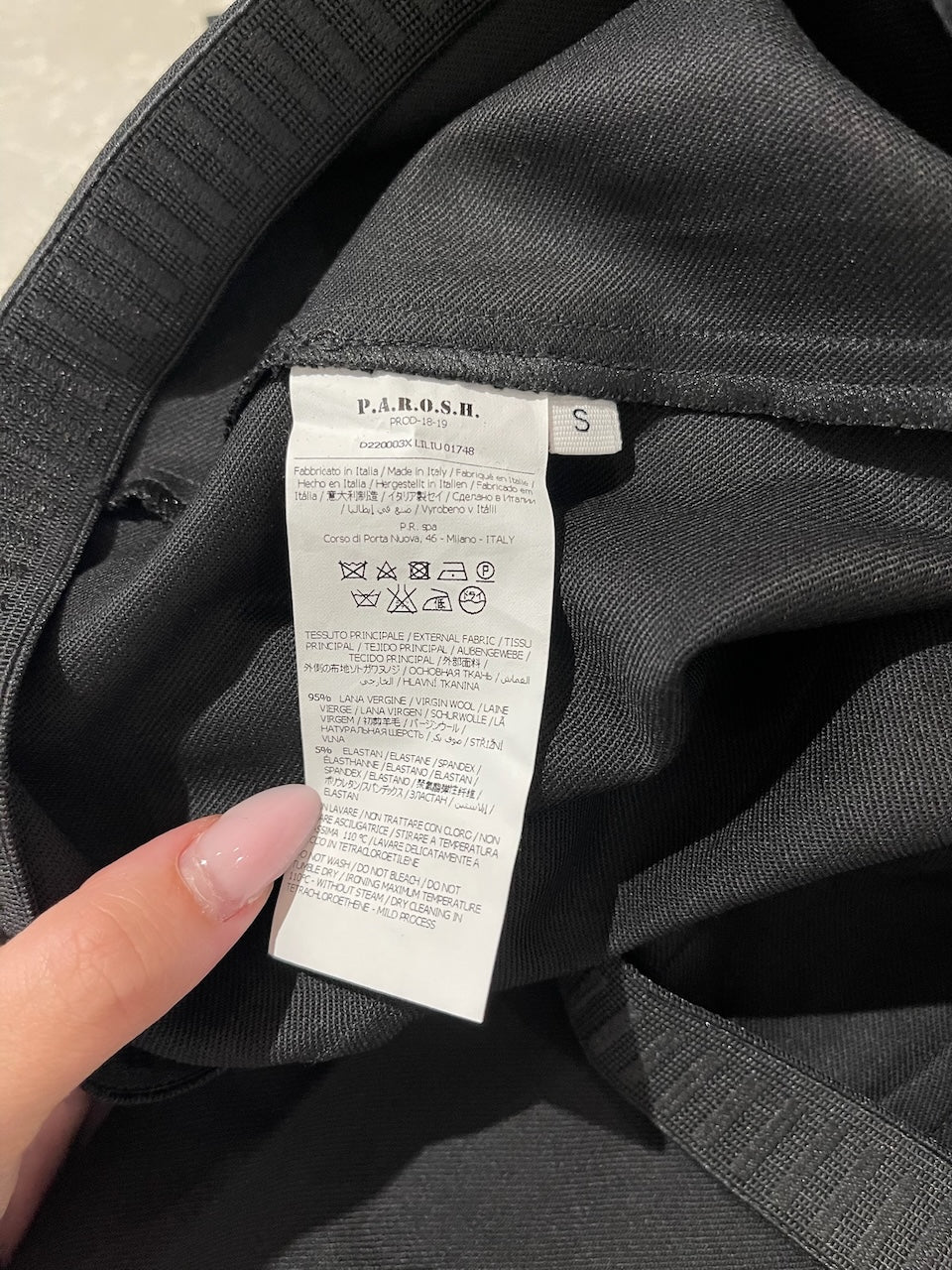 Pantalon P.A.R.O.S.H. noir T.S