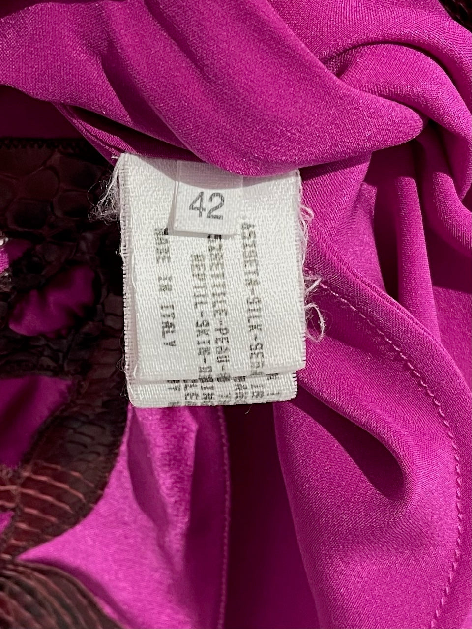 Robe Trussardi fushia T.38