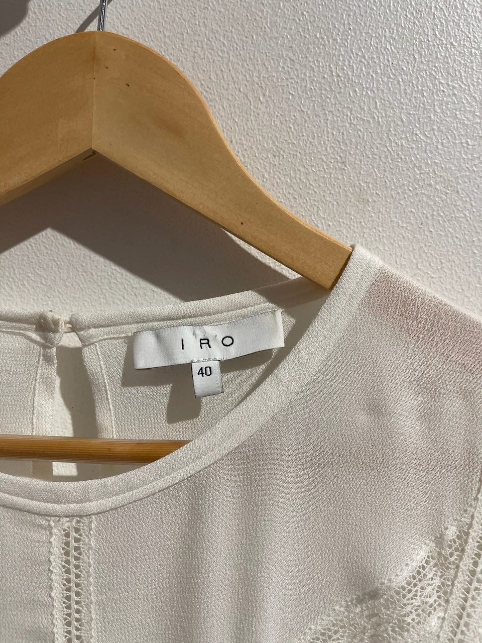 Robe Iro blanche T.40