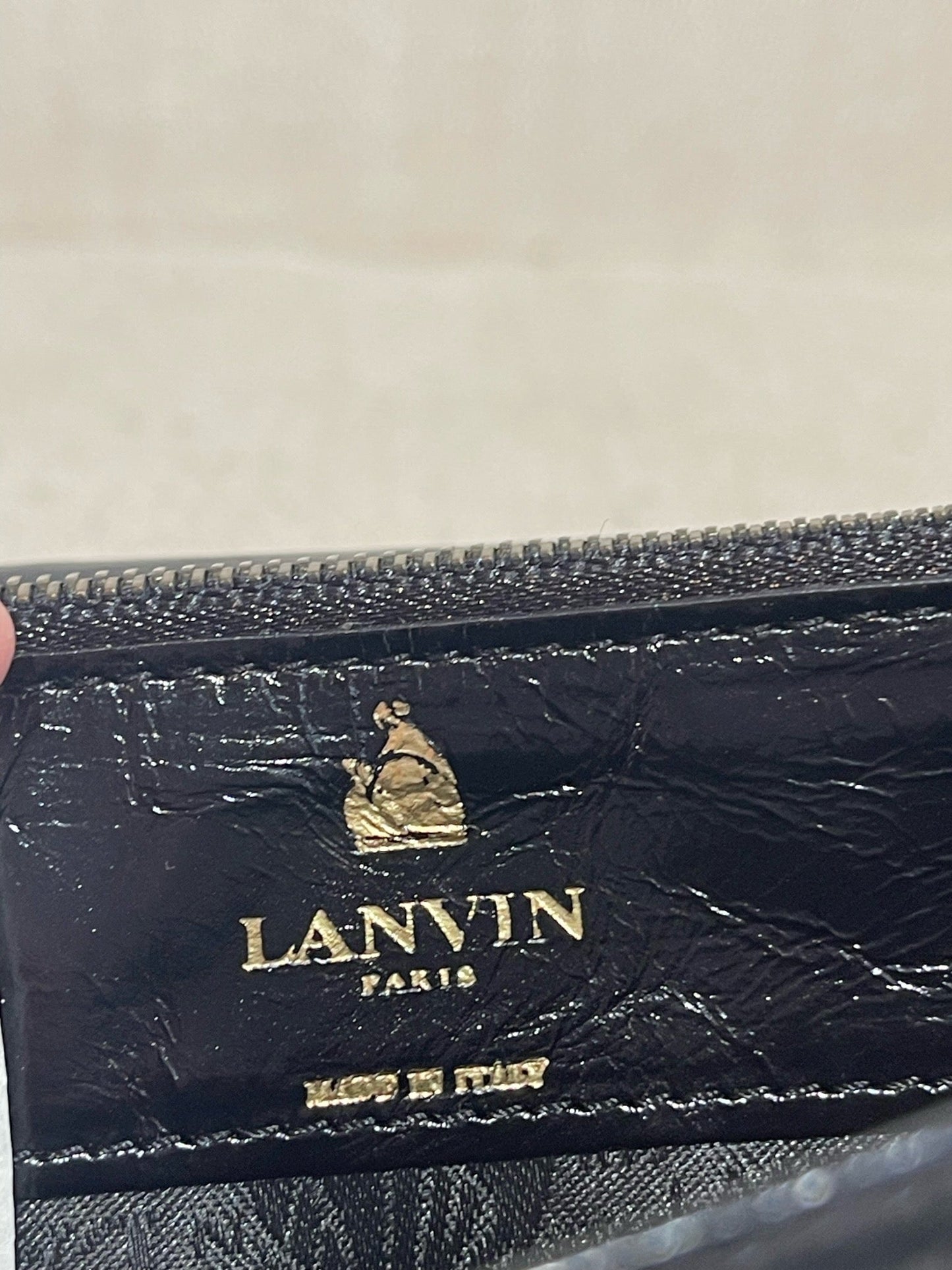 Portefeuille Lanvin noir NEUF