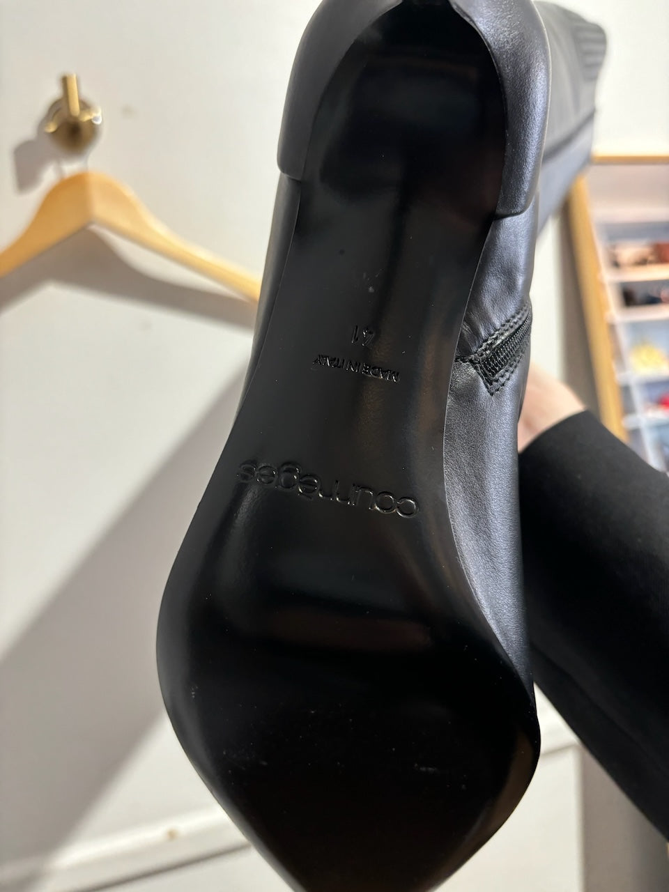 Bottes Courrèges noires T.41
