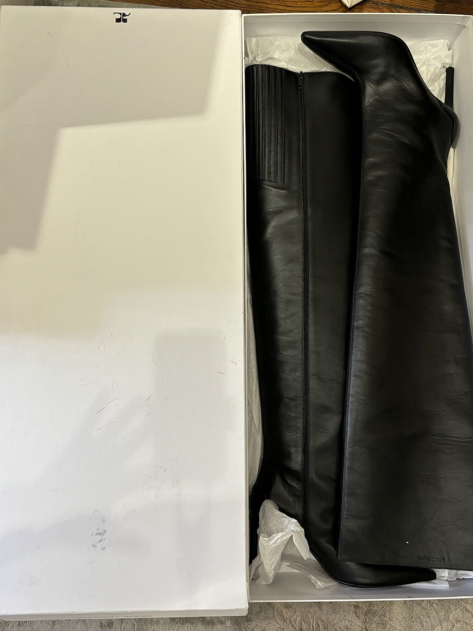 Bottes Courrèges noires T.41