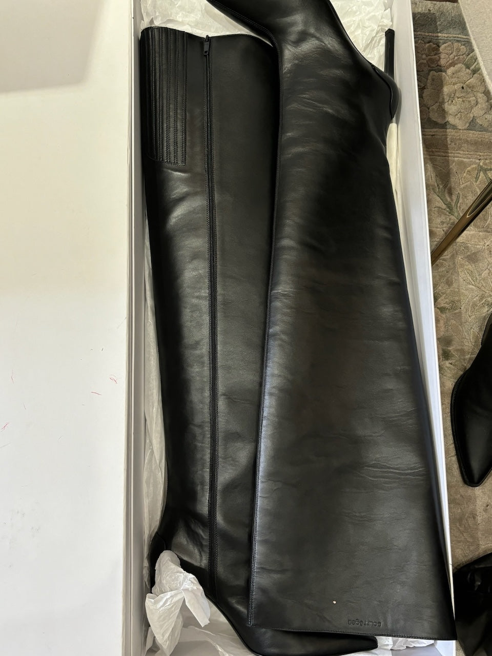 Bottes Courrèges noires T.41