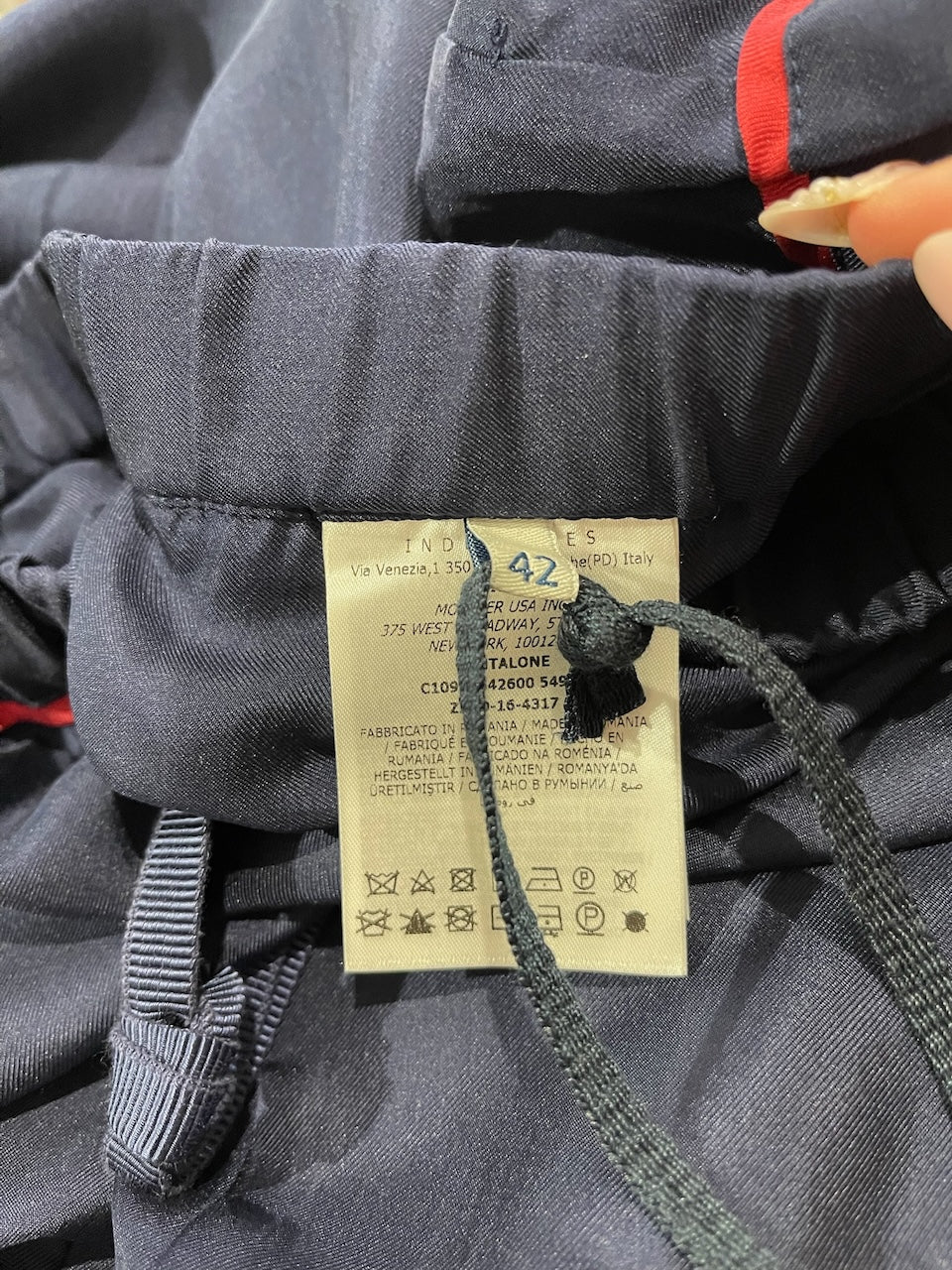 Pantalon Moncler bleu T.38