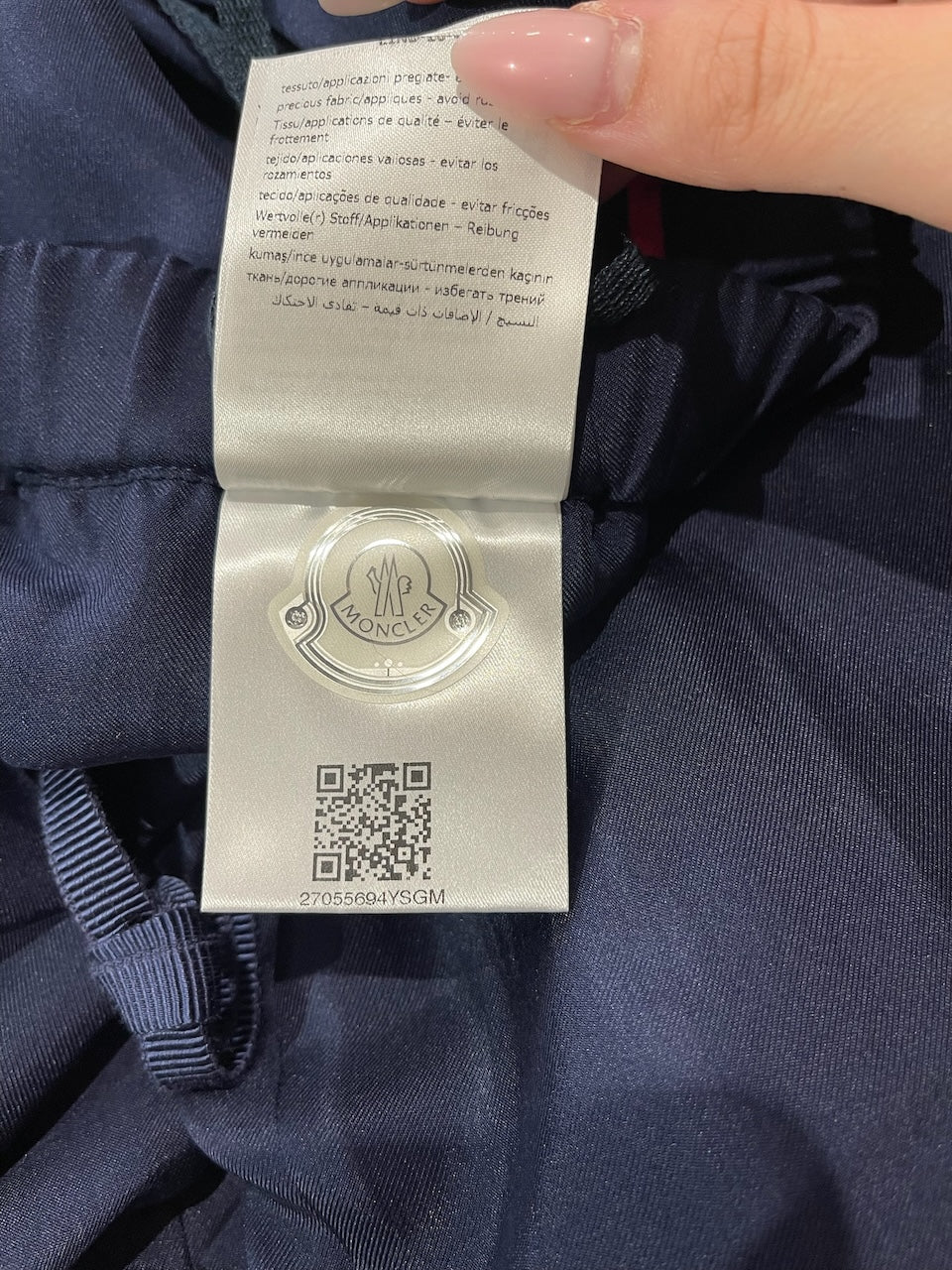 Pantalon Moncler bleu T.38