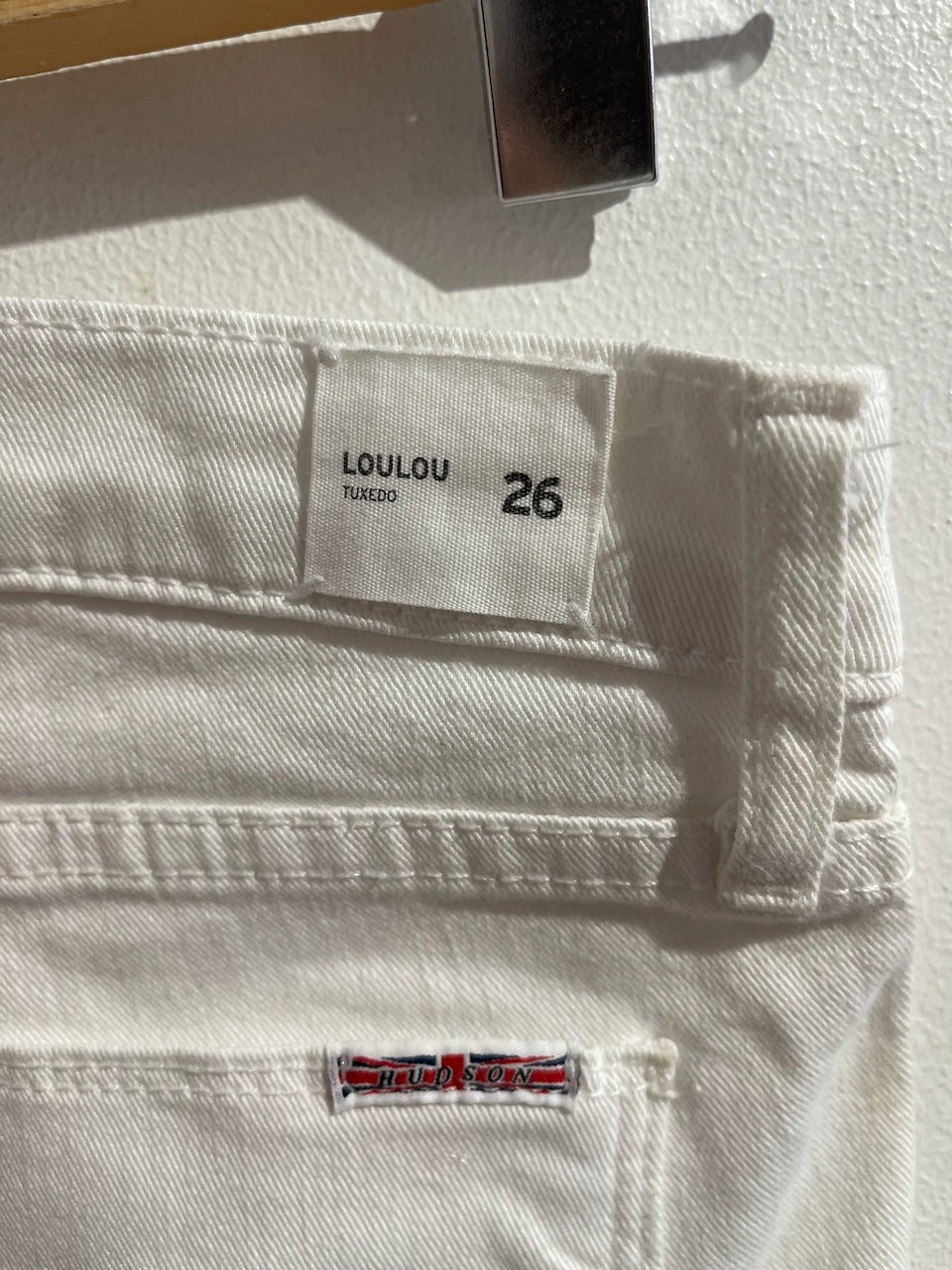 Jeans Hudson blanc T.26
