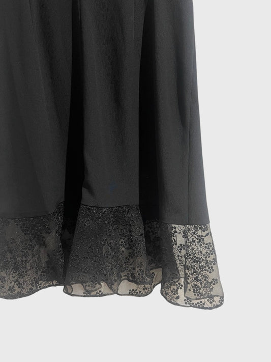 Robe Carven noire T.38