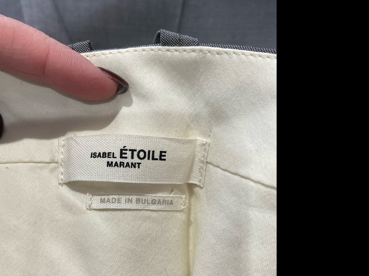 Pantalon Isabel Marant gris T.34