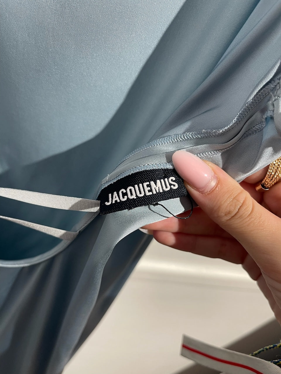 Robe Jacquemus bleue T.38