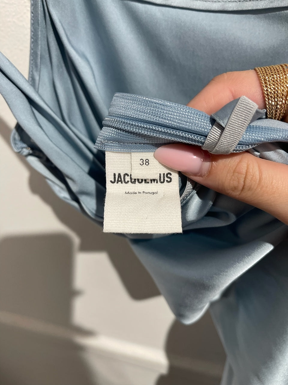 Robe Jacquemus bleue T.38