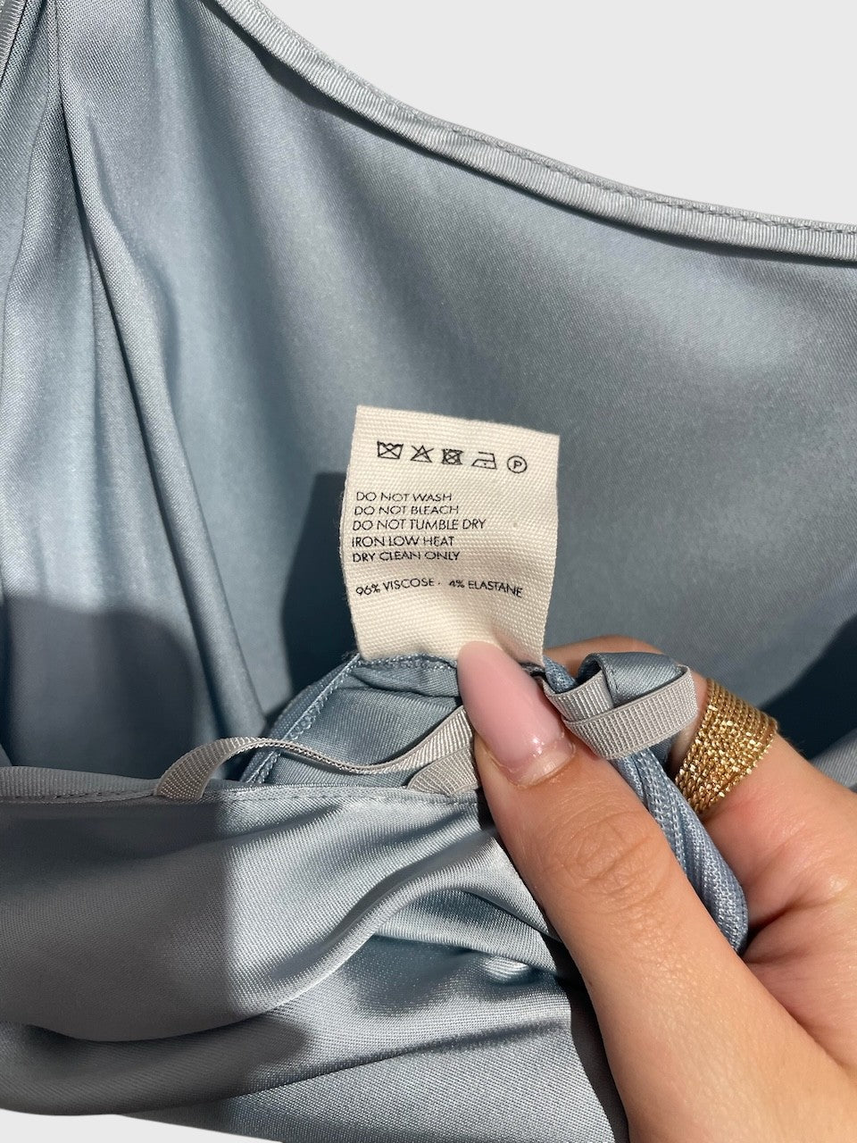 Robe Jacquemus bleue T.38