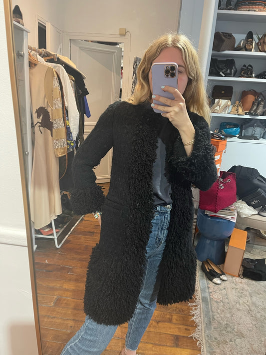 Manteau Dolce & Gabbana noir T.34