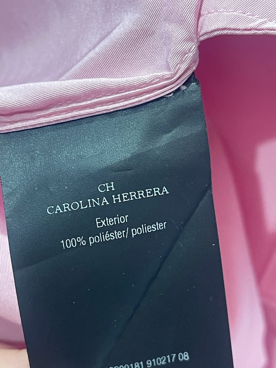 Robe Carolina Herrara rose T.40