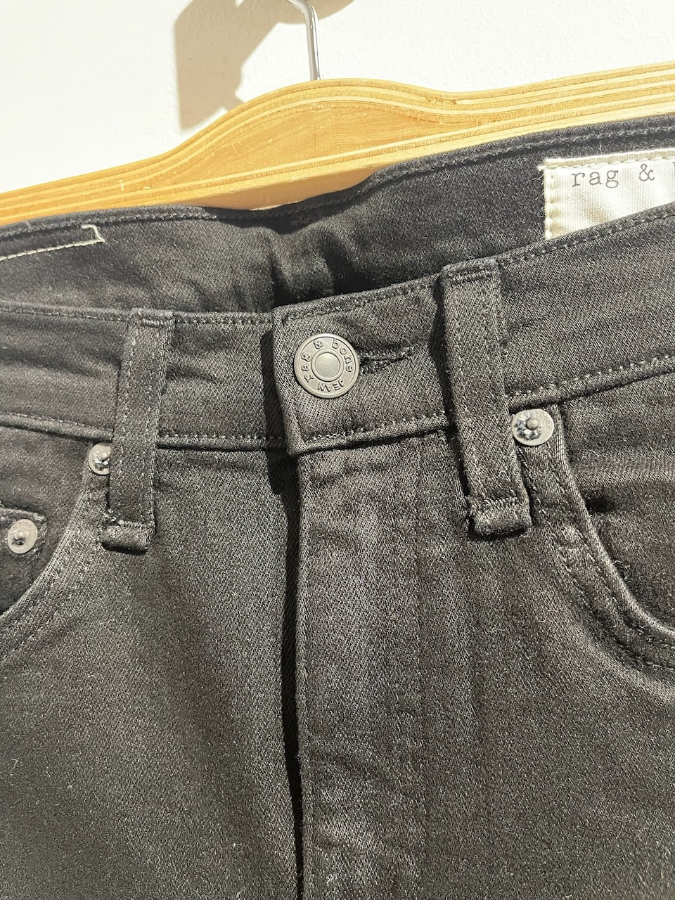 Jeans Rag & bone noir T.26