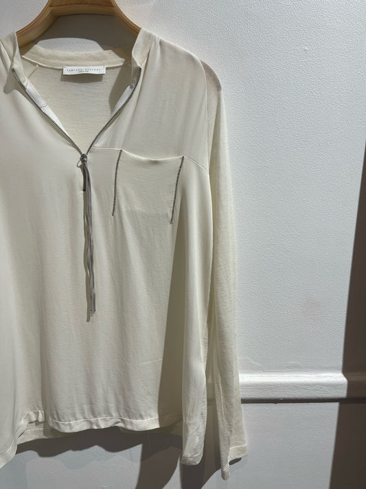 Chemisier Fabiana Filippi blanc T.S