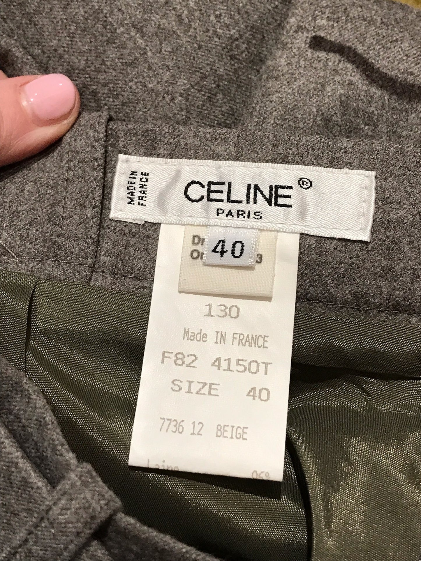 Jupe Celine grise T.40