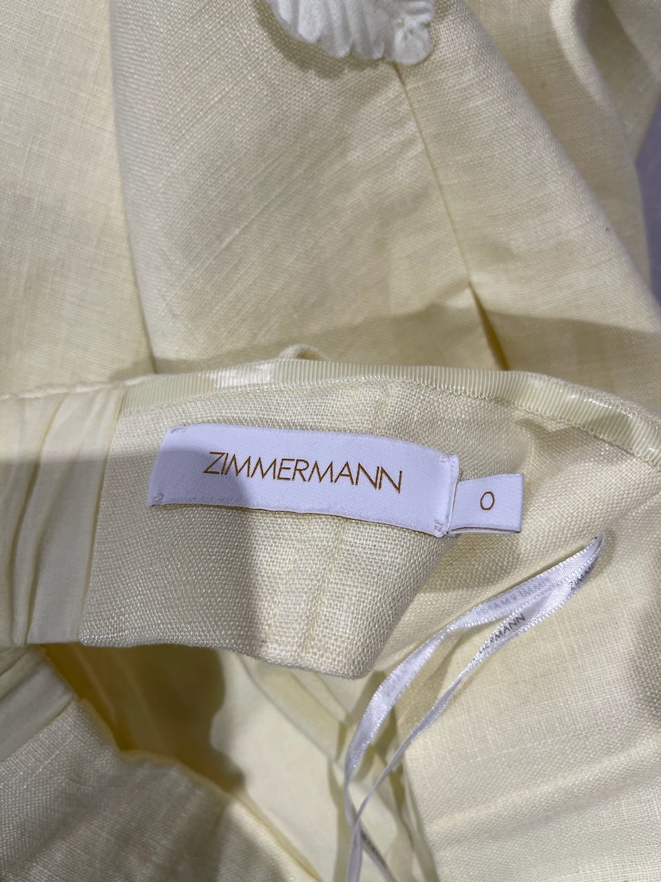 Robe Zimmermann jaune T.0