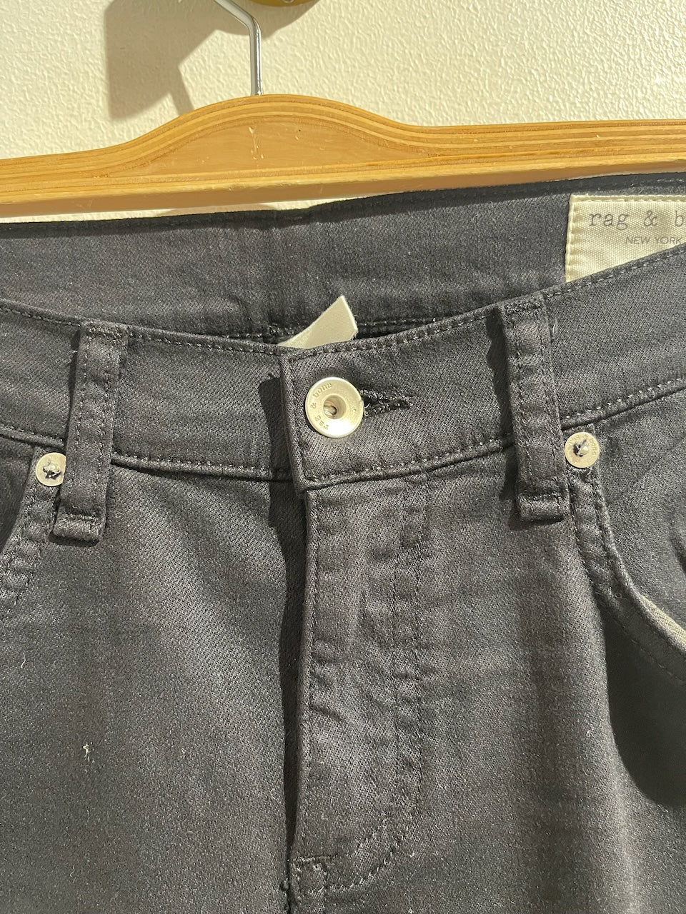 Jeans Rag & bone Dre noir T.26