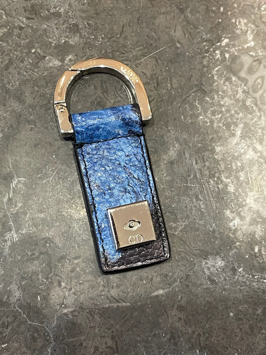 Porte-clés Dior bleu