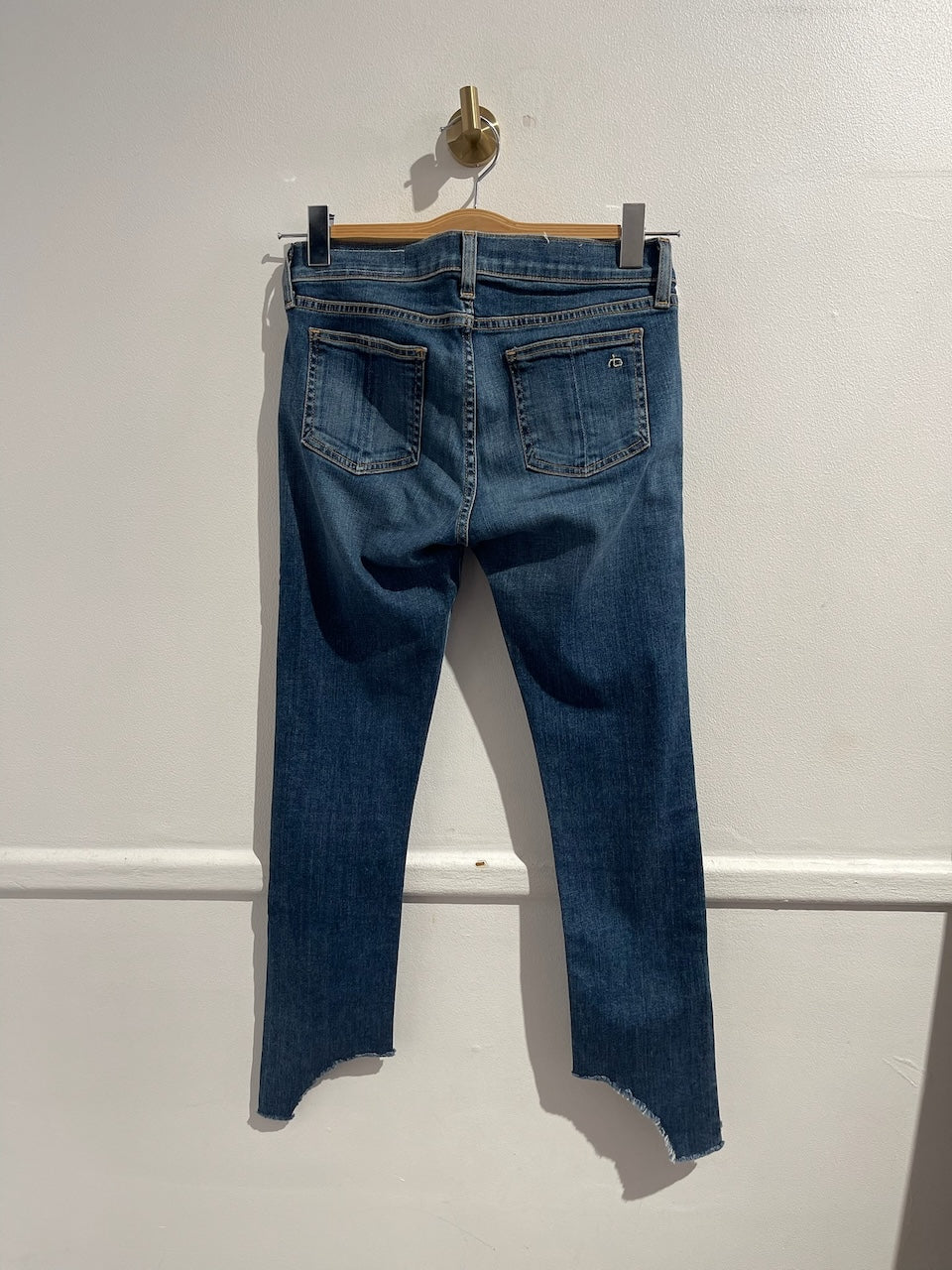 Jeans Rag & bone Capri bleu T.26