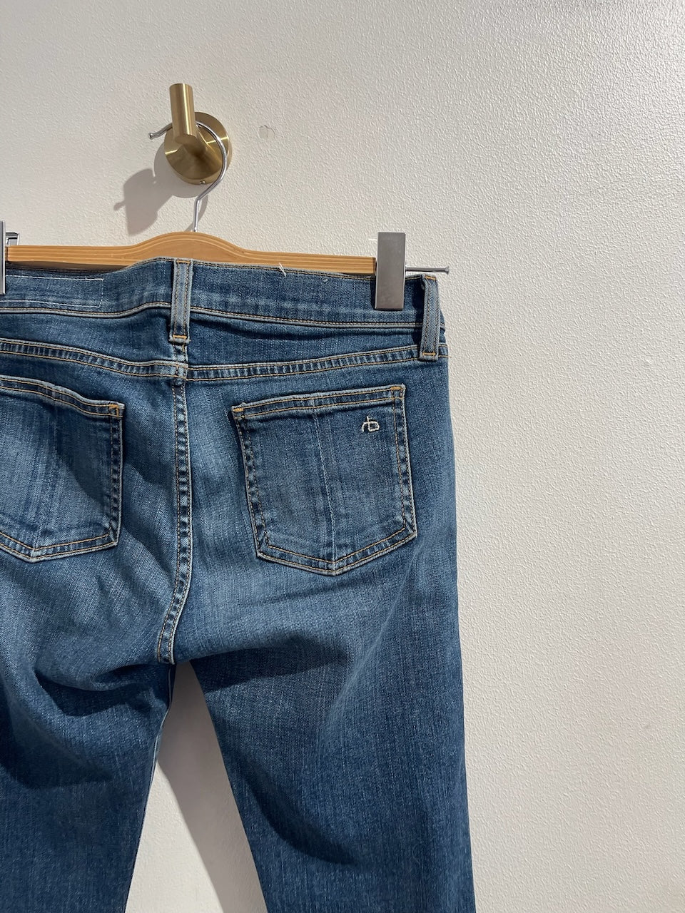 Jeans Rag & bone Capri bleu T.26