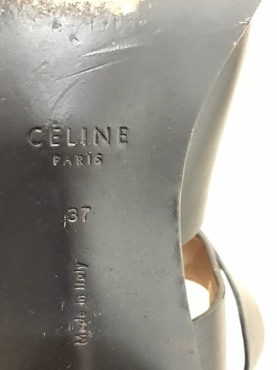 Sandales Celine noires T.37
