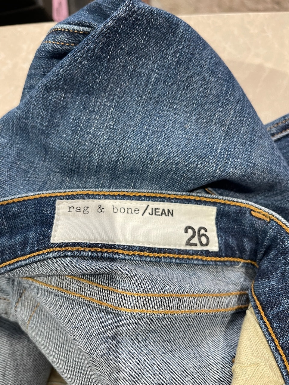 Jeans Rag & bone bleu T.26